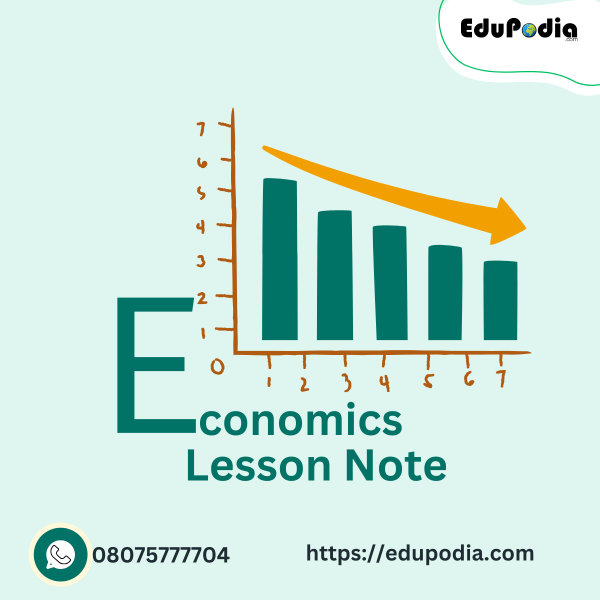 Economics Lesson Note