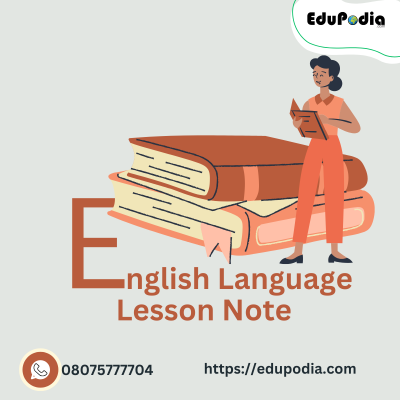 English Language Lesson Note