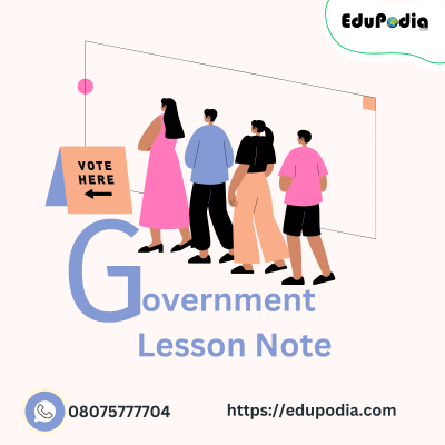 Government Lesson Note